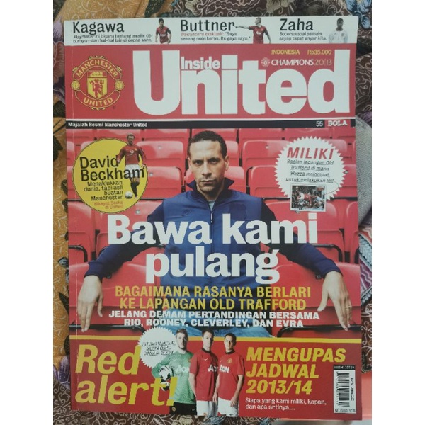 majalah inside united shoot PRELOVED MURAH BAGUS