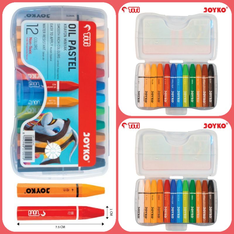 

krayon Titi joyko 12 warna