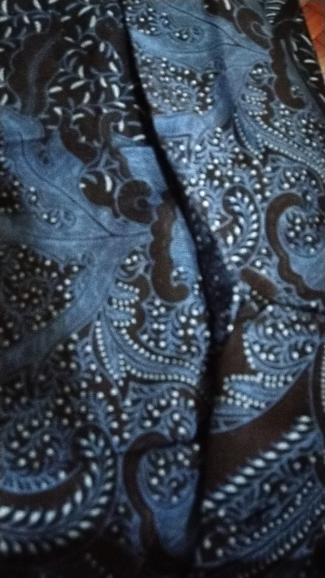 Darjito Biru Kemeja Batik Pria Full Furing Bahan Katun Primisima