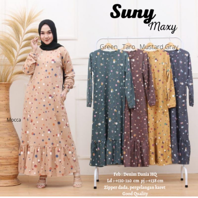 SUNY MAXY BAHAN KAOS DIANA DENIM PREMIUM