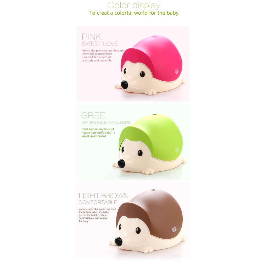 QCBaby Baby Potty Hedgehog / Pispot Anak QC9903