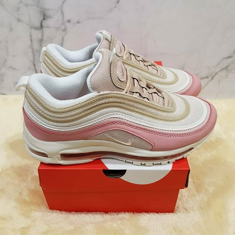 Sepatu Wanita Nike Airmax 97 Pink White Premium Original