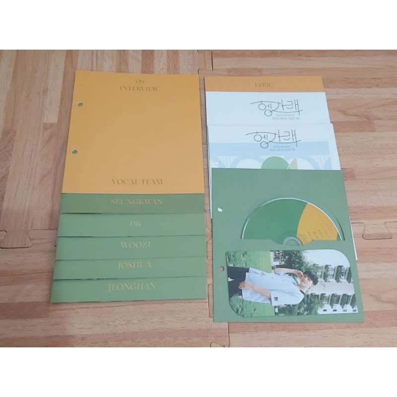 Album Only Henggarae Hana Ver + BM Woozi + Poster