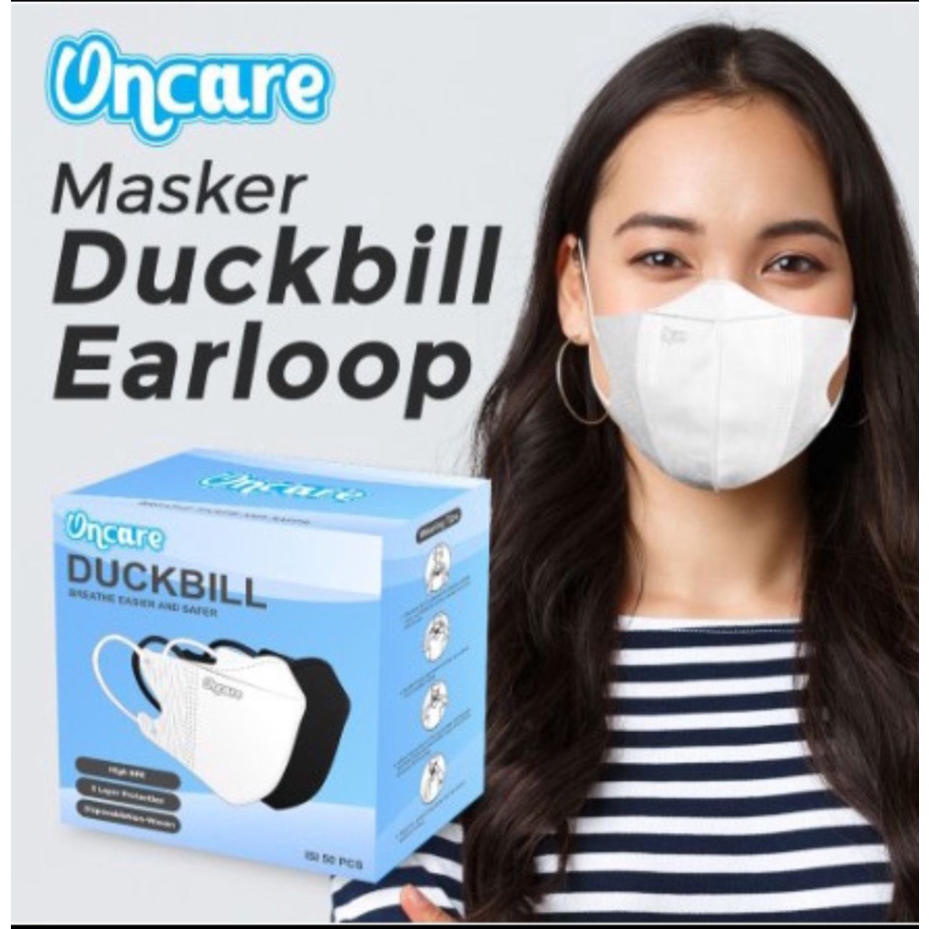 Masker Dukbil Oncare 3ply 1 box isi 50 / masker dukbil