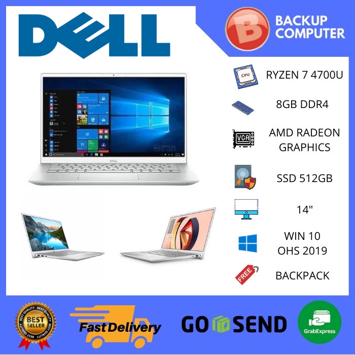 DELL INSPIRON 15 5405 RYZEN 7 4700 8GB 512GB SSD
