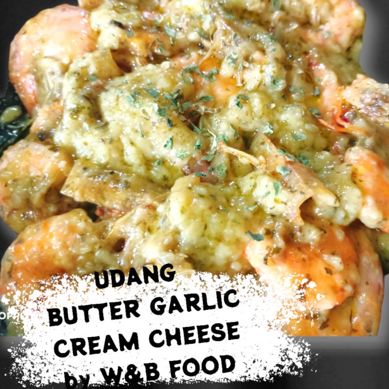 

UDANG BUTTER GARLIC CREAM CHEESE 150g by W&B FOOD ( frozen food )BISA REQUEST : SAUS PADANG- SAUS ASAM MANIS / PEDAS- SAUS TIRAM- SAUS TERIYAKI- SAUS BLACK PEPPER - SAUS MUSHROOM - SAUS BROWNSAUCH - SAMBAL BALADO HIJAU/MERAH