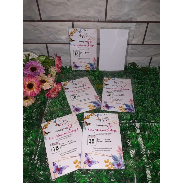 UNDANGAN ULANG TAHUN UNIK / UNDANGAN ULANG TAHUN CUSTOM