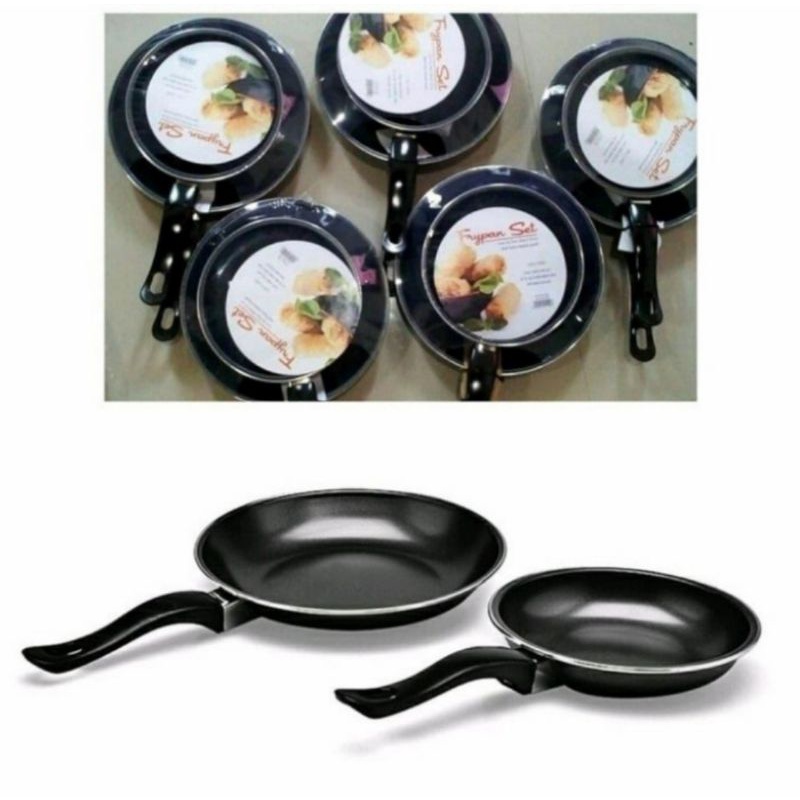 2pcs frypan teflon penggorengan maspion 18cm dan 23cm