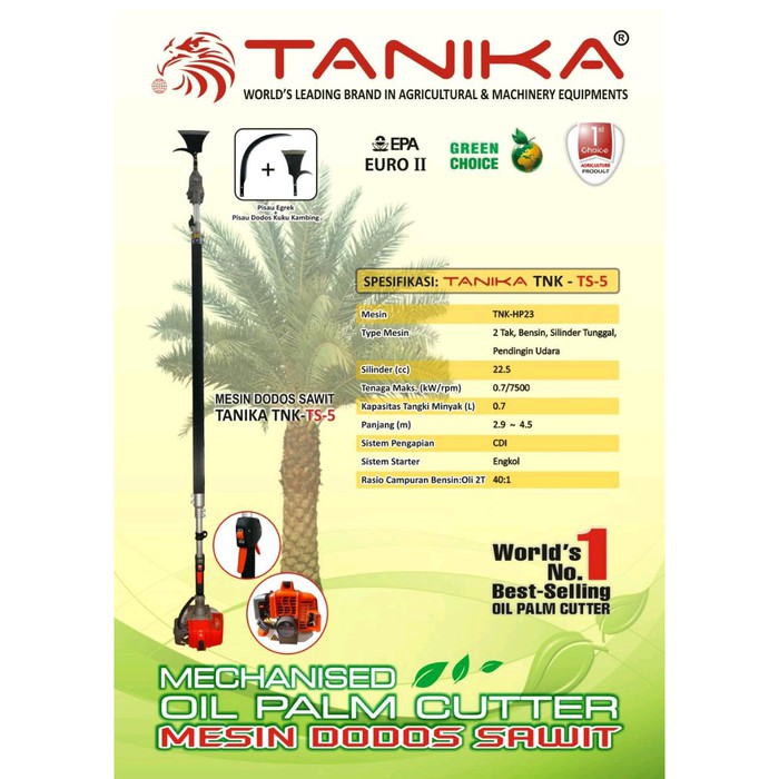 Mesin Dodos Sawit Tanika Tipe TNK TS 5