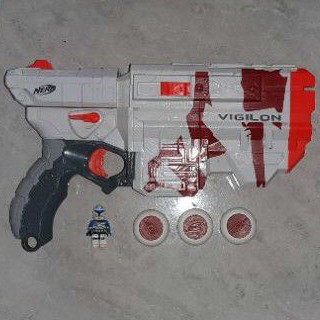 NERF Vortex Vigilon White Version