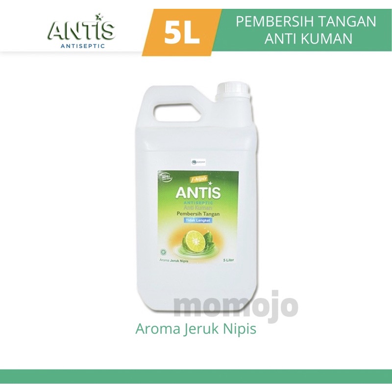 ANTIS Hand Sanitizer Kemasan Refill 5 Liter