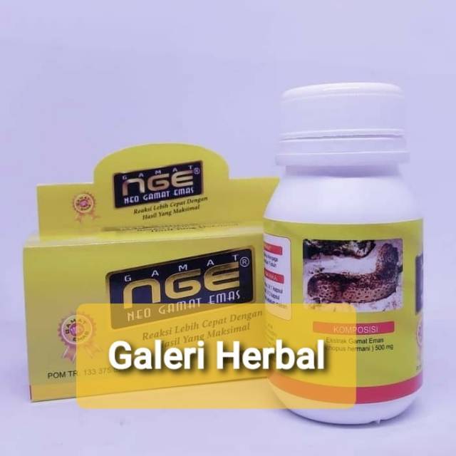 NGE 77 KAPSUL NEO GAMAT MAS ORIGINAL EKSTRAK GANAT EMAS/TERIPANG EMAS ASLI