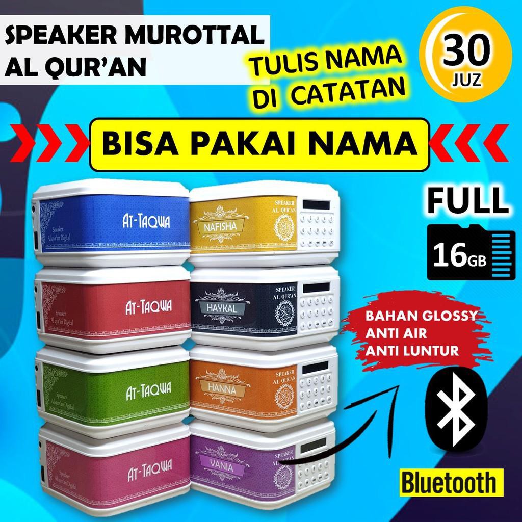 [BISA REQUEST NAMA] SPEAKER MUROTTAL AL QURAN 30 JUZ ADVANCE TP600BT 16GB FULL