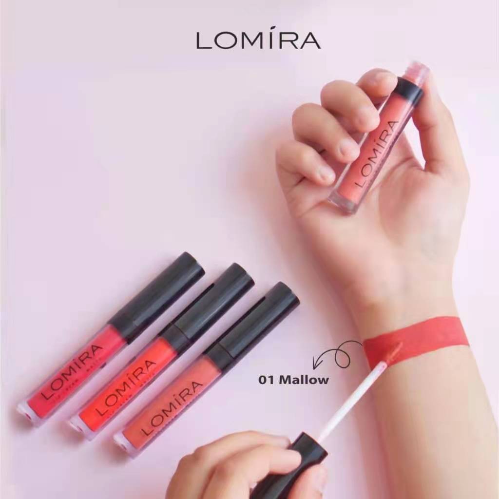 LOMIRA Lip Cream Matte Original BPOM Lipstik Lipcream Lipstick