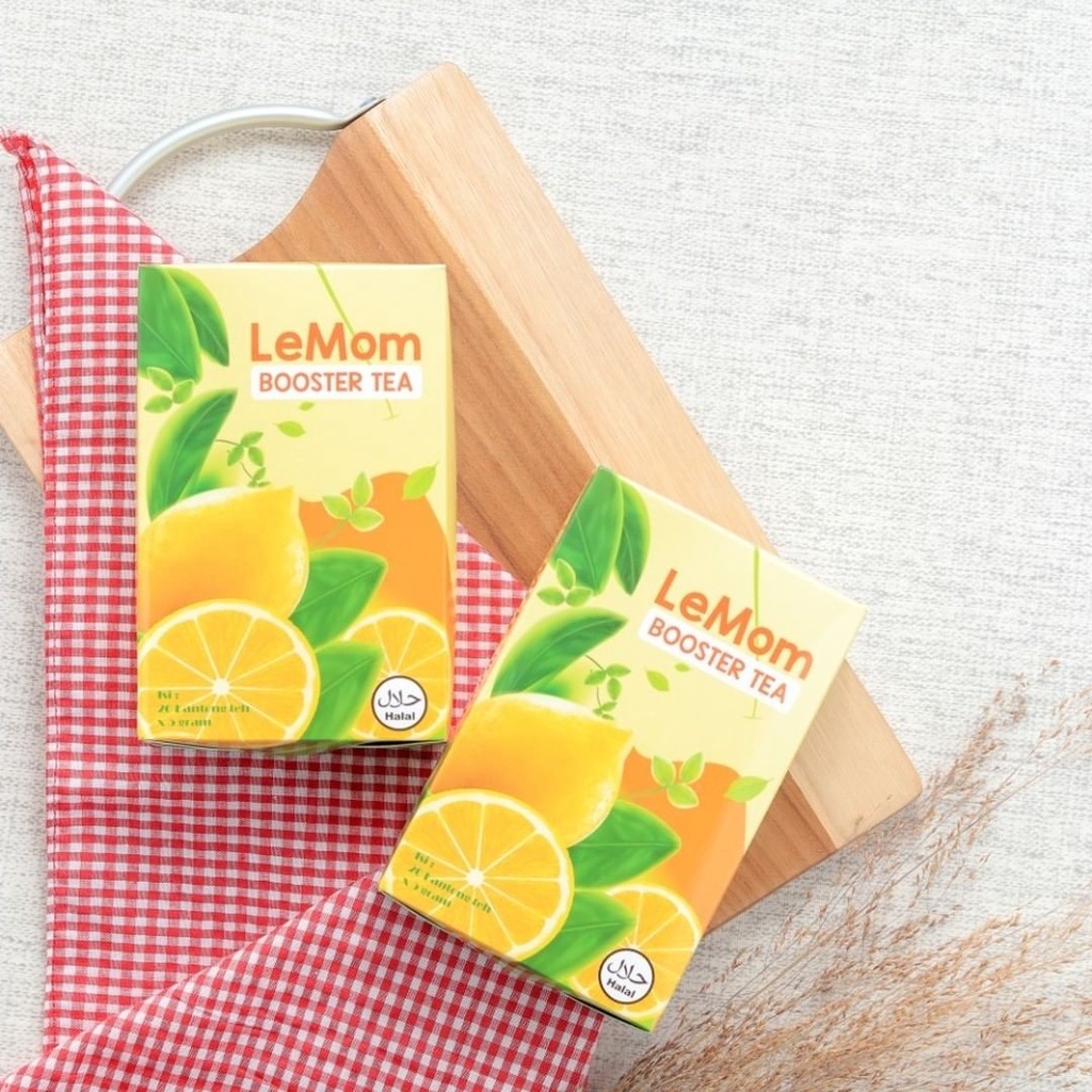 LEMOM BOOSTER TEA / TEH PELANCAR ASI BOOSTER LEMON LYCHEE LECI HERBAL FENUGREEK ALMOM