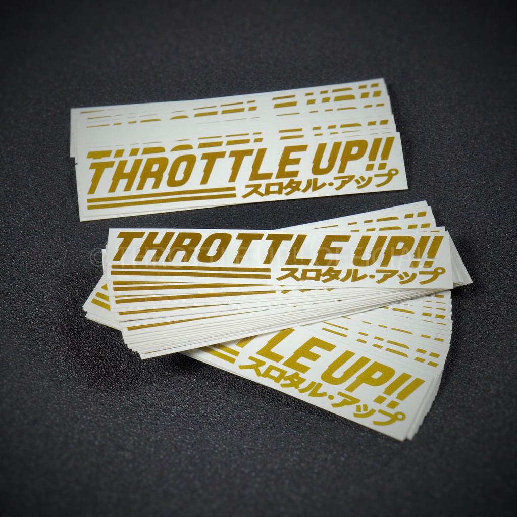 Cutting Sticker - THROTTLE UP!! ORIGINAL