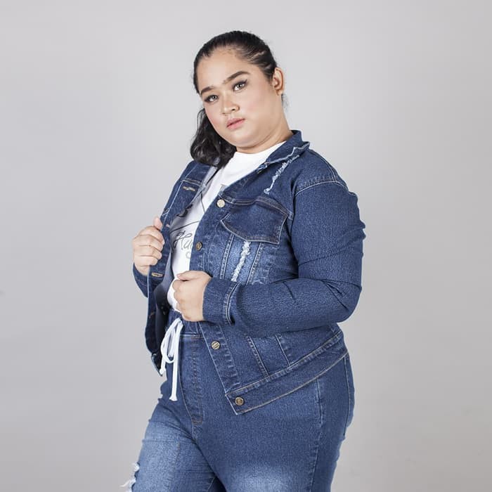 jaket jeans levis denim wanita big size xxxxxl xxxxl jumbo 5xl 4xl 3xl PROMO