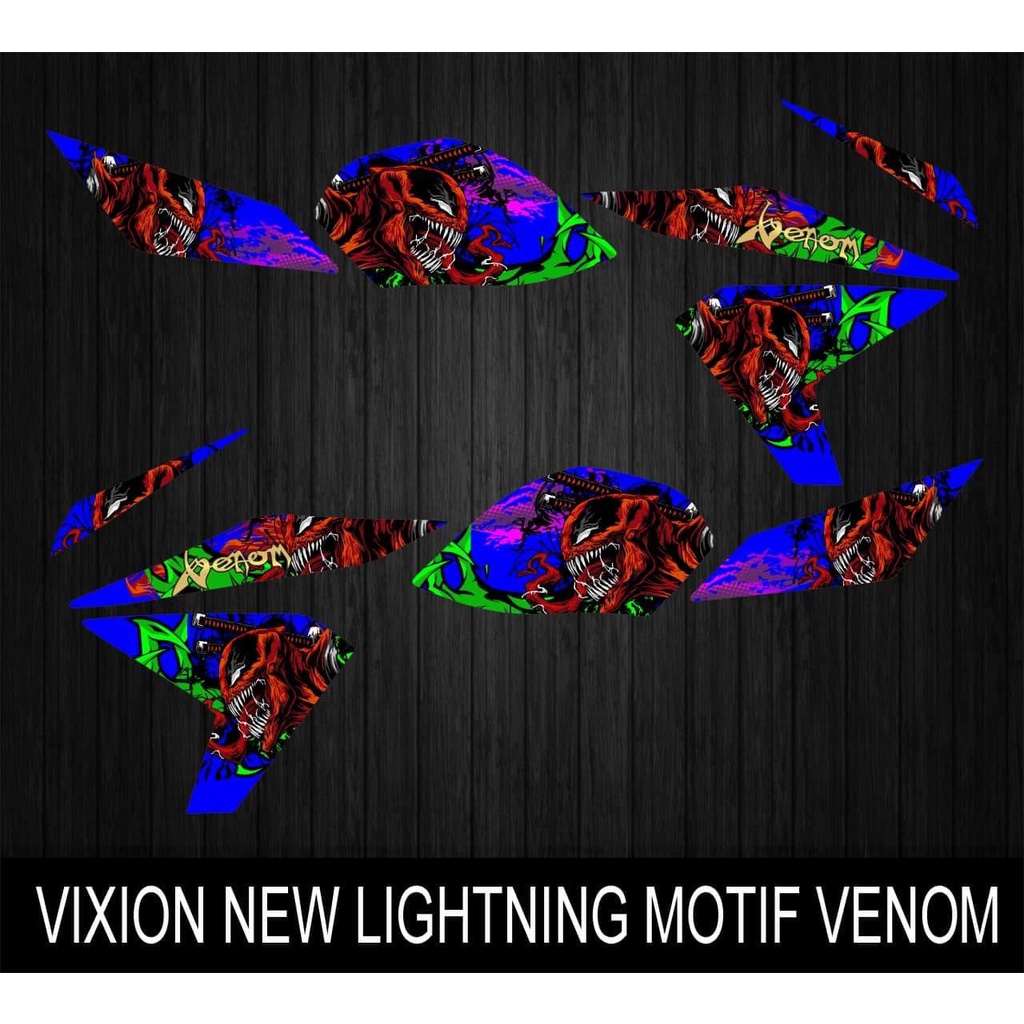 STIKER STRIPING MOTOR NEW VIXION LIGHTNING (NVL) TH 2013-2014 VENOM