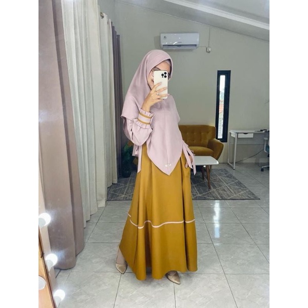 Najwa set by aden hijab | gamis set