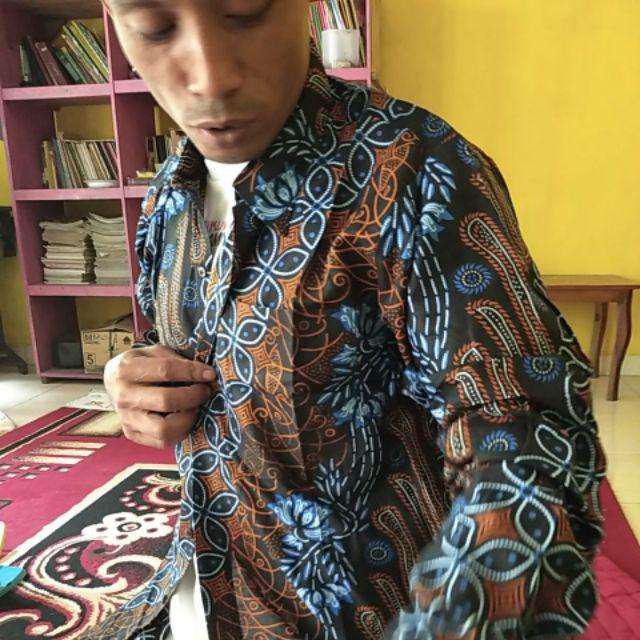 Kemeja Batik Pria Pekalongan Premium Full Furing Trikot