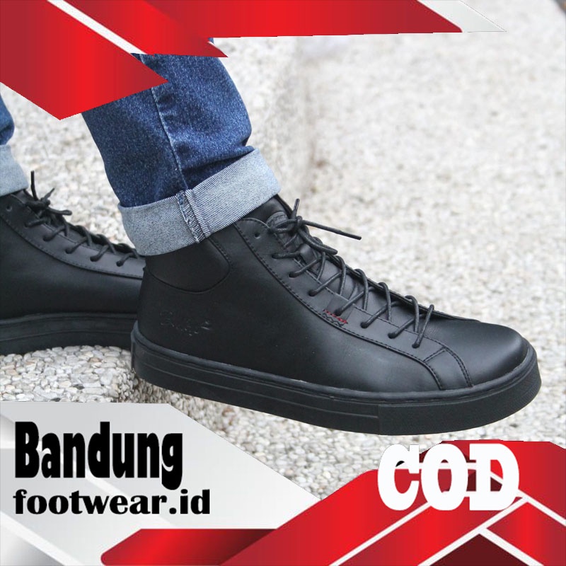 BRADLEY Sepatu Kulit Pria Boots Wira Sepatu Boots Fashion Pria Terbaru