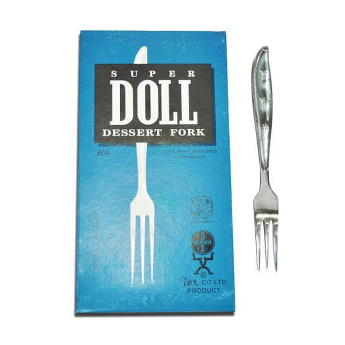 Kedaung Super Doll 409 Dessert Fork Garpu Kue Kecil Stainless Steel