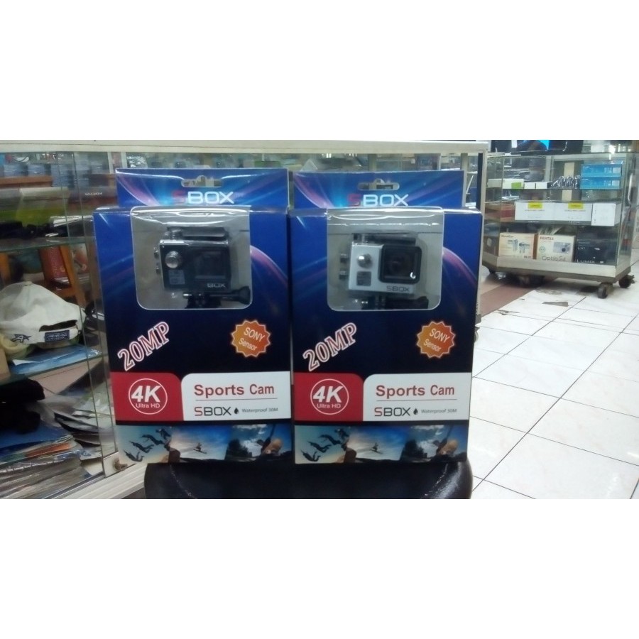 Action Camera SBOX 4K ULTRA HD 20MP SONY SENSOR