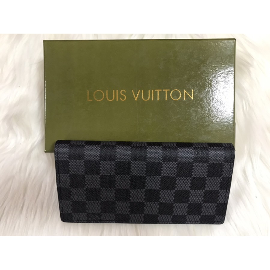 [REAL PICTURE] Dompet Panjang Pria Wanita Louis Vuitton Damir Hitam Premium Quality