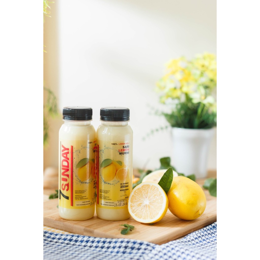 

Sari lemon murni 7 sunday / 7sunday 100% lemon asli Original tanpa gula