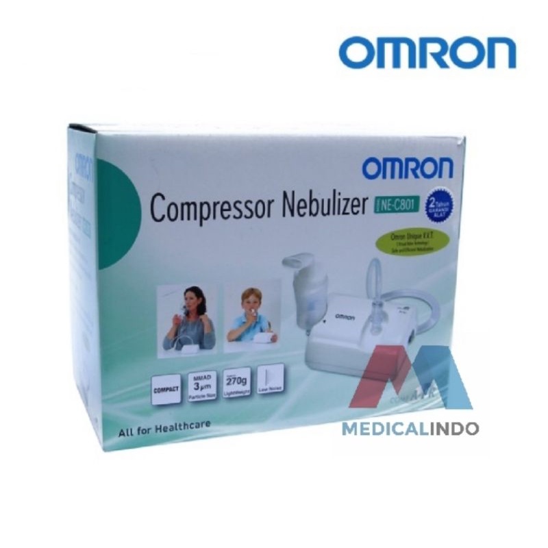 Nebulizer Compressor OMRON NEC-801 Nebulizer OMRON Alat Uap