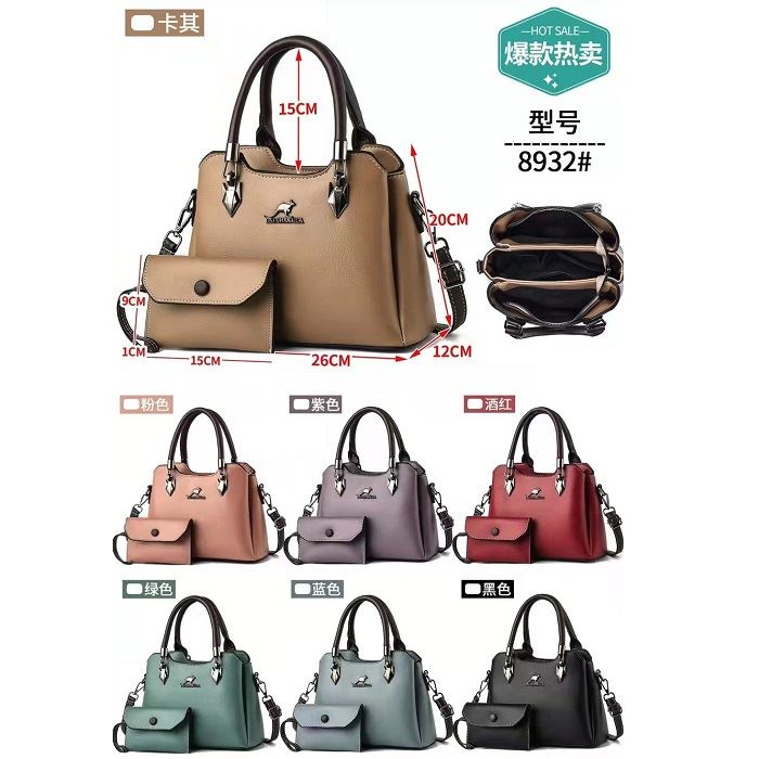 GI 18932 RISCE TAS HAND BAG 2IN1 IMPORT WANITA CEWEK PEREMPUAN JAKARTA BATAM JT