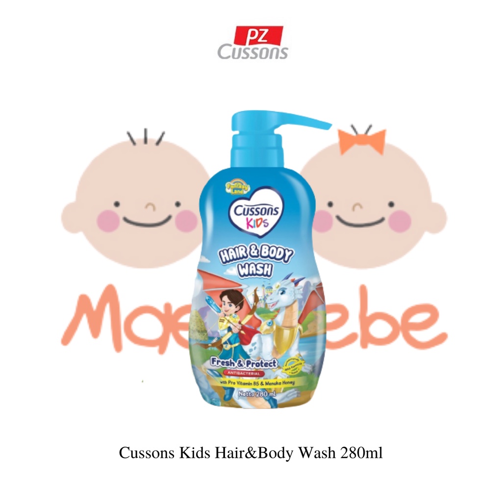 Cussons KIds Hair &amp; Body Wash Fresh &amp; Protect Pump 280ml