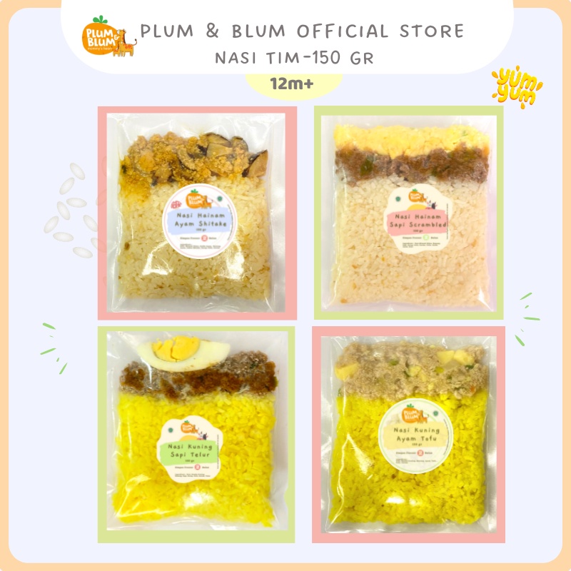 

Plum & Blum Paket Nasi Tim Hainam Kuning Siap Saji No MSG