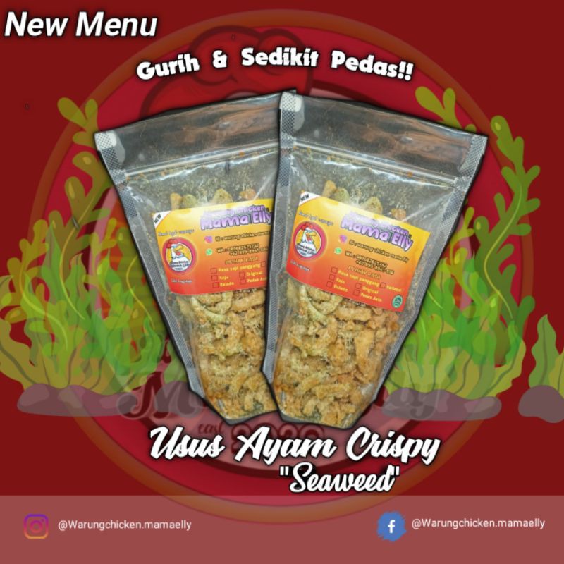 

Usus ayam crispy seaweed "rasa rumput laut