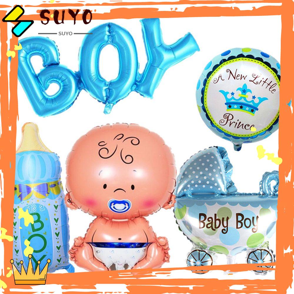 Suyo Balon Foil Bentuk Beruang Untuk Dekorasi Baby Shower / Ulang Tahun Anak Laki-Laki / Perempuan