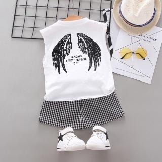 Xiaoyimi baju anak laki laki sayap Rompi ini tanpa lengan Xiaoyimi baju anak laki laki sayap Rompi ini tanpa lengan