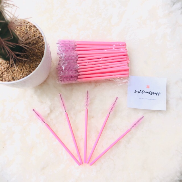 MASCARA WAND GLITTER 50pcs SPOLIE Sisir Bulumata