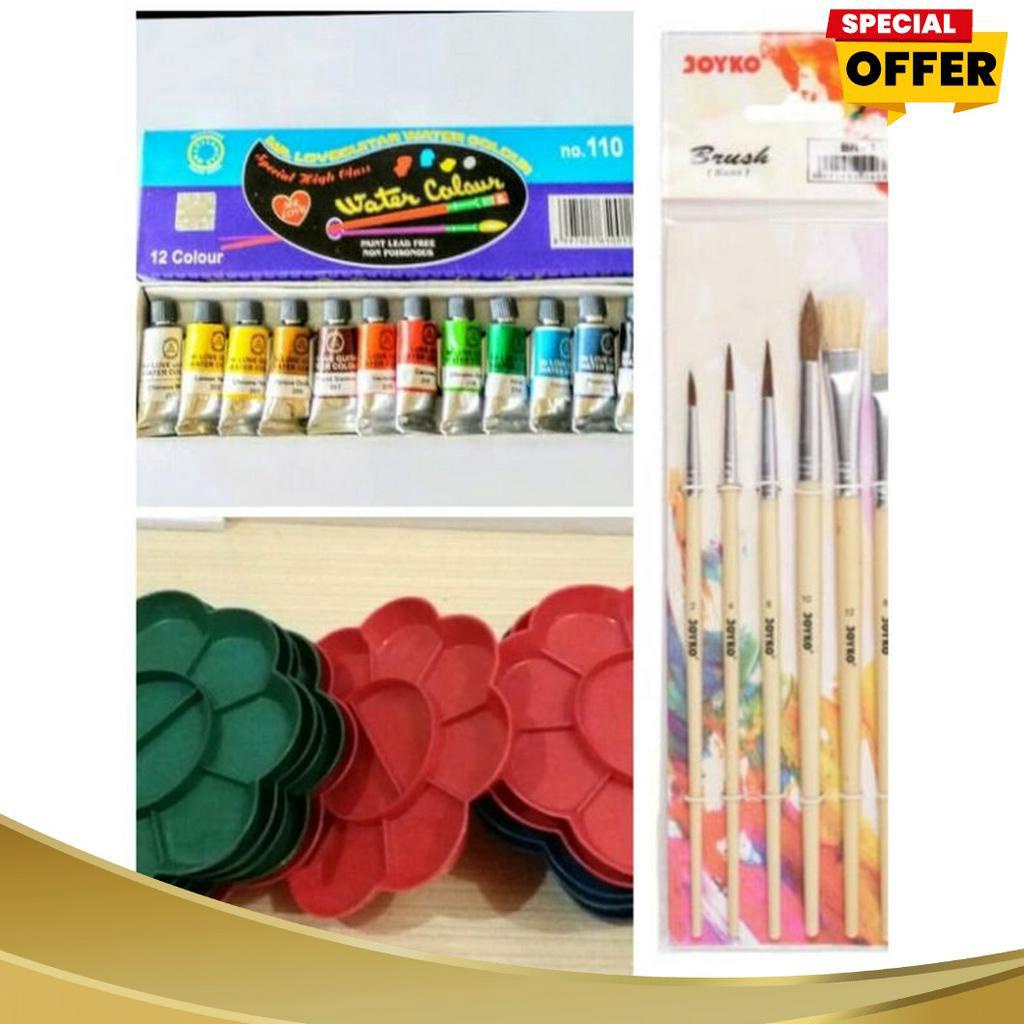 

READY STCOK Paket Lukis cat airkuaspalet