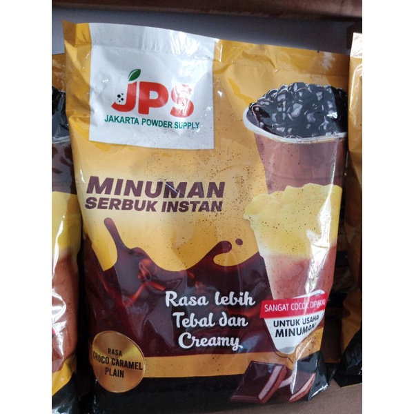 

Minuman Serbuk Instan JPS Choco Caramel, Hazelnut Choco, Choco Swiss, Red Velvet, Choco Almond, Choco Mint, Royal Choco, Black Choco, Black Forest (PLAIN) 1000g