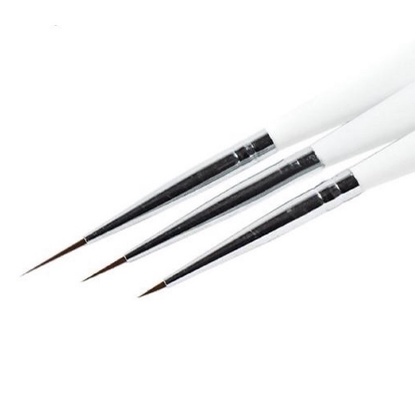 LINER NAIL BRUSH 3pcs kuas garis nailart nail art brush liner