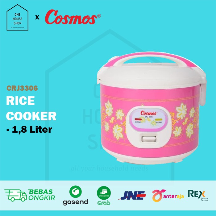 Rice Cooker Cosmos 1,8 Liter CRJ3306