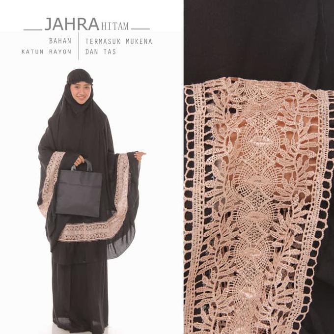 Mukena Katun Jahra - Hitam