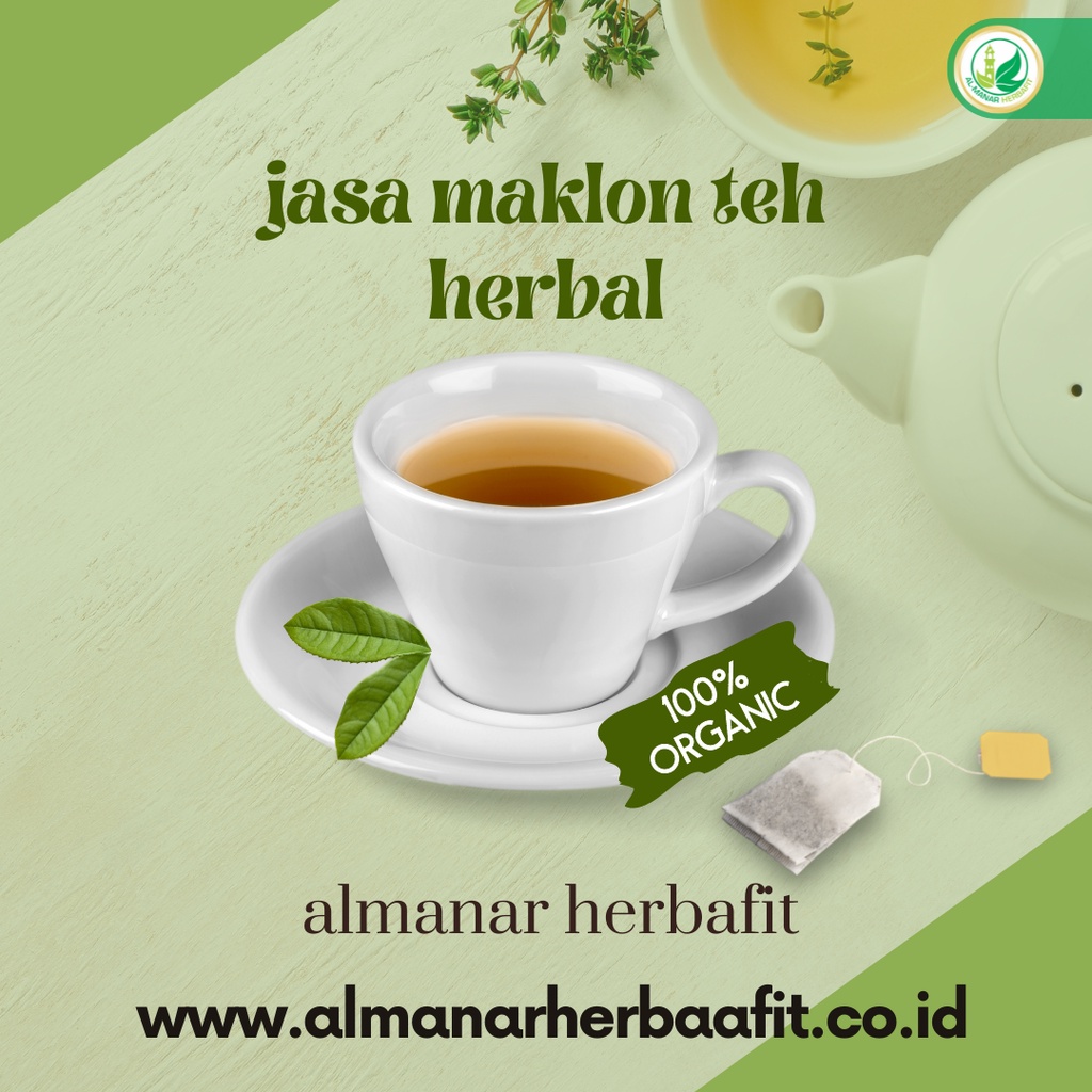 maklon teh herbal pelangsing halal mui almanar herbafit