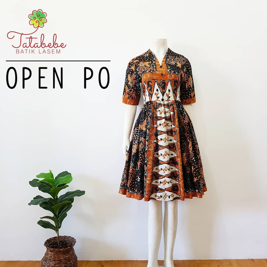 Dress batik outlet tulis