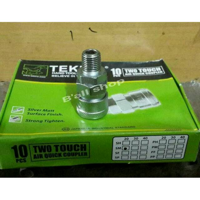 Quick Coupler Two Touch 20SM Tekiro