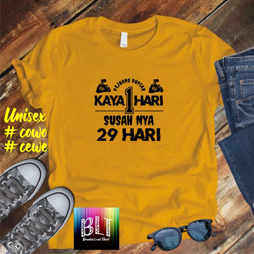 Cod Gratis Ongkir Kaos KAYA 1 HARI /KAOS EKSPRESI distro KAOS BANDUNG MURAH KAOS DISTRO MURAH HIT MURAH NAMPOL GRATIS ONGKIR PROMO MURAH KAOS PAKAIAN PRIA TERLARIS/KAOS HITS/KAOS BANDUNG/KAOS MURAH/KAOS PAKAIAN PRIA PAKAIAN WANIT