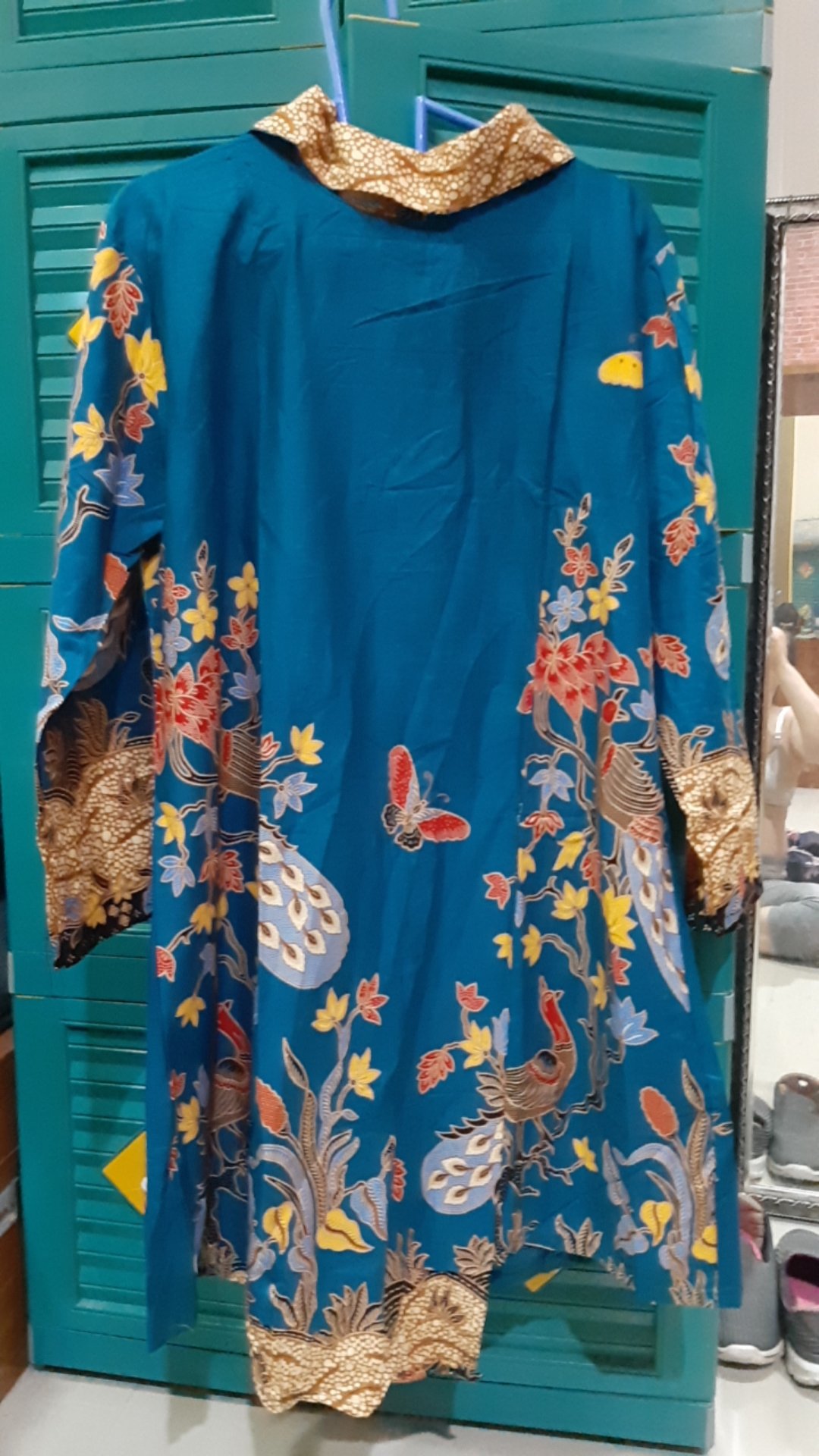 Grosir Terlaris Genes Jelita Tunic Navbor Yelbor Whitbor Creambor Tunik Batik Modern Hrb062