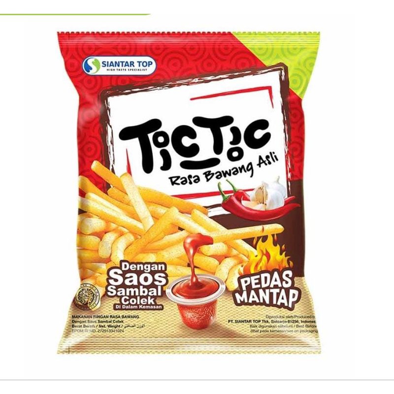 

Tic tic Crunchy stick bawang saos pedas mantap 65g pck