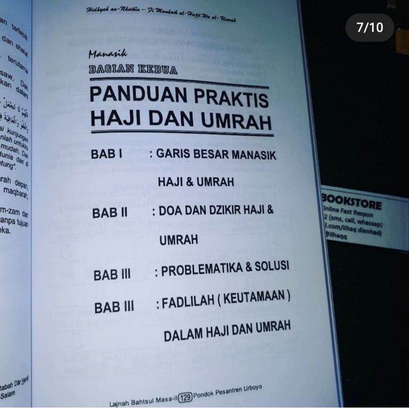 fiqih haji manasik haji terbitan ponpes lirboyo