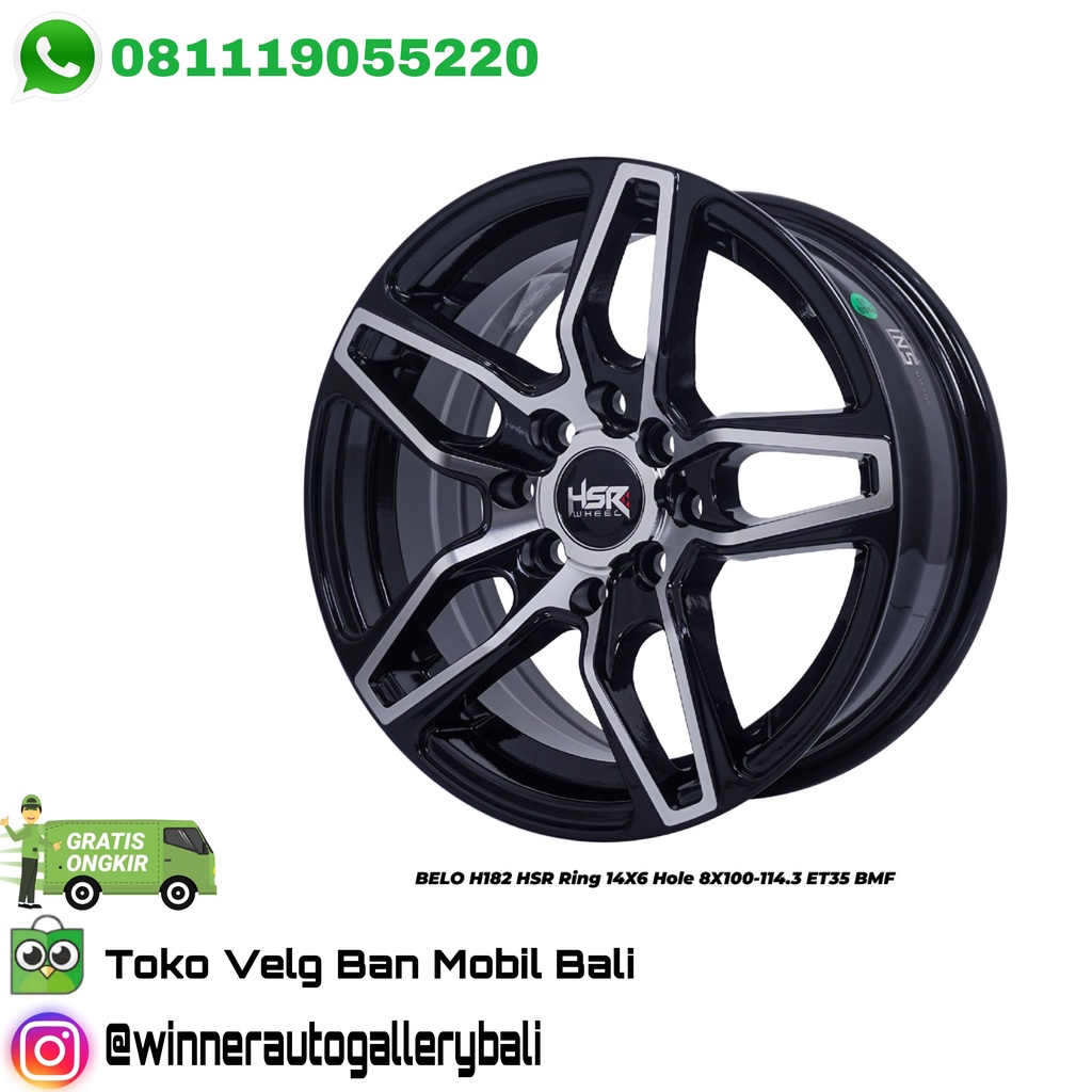 PELEK MOBIL AVANZA XENIA AGYA AYLA BRIO SATYA RING 14 - PELEK RACING WARNA TUTON